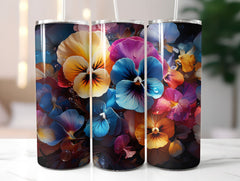 Pansy Palette in Fall Tumbler Wrap - CraftNest