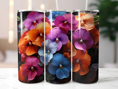 Pansy Palette in Fall Tumbler Wrap - CraftNest