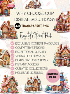 Gingerbread House Fairytale Clipart - CraftNest - Digital Crafting and Art