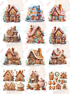 Gingerbread House Fairytale Clipart - CraftNest - Digital Crafting and Art
