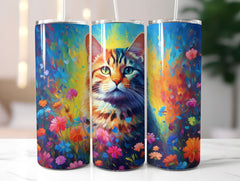 Rainbow Cats 1 Tumbler Wrap - CraftNest