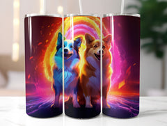 Rainbow Dogs Tumbler Wrap - CraftNest