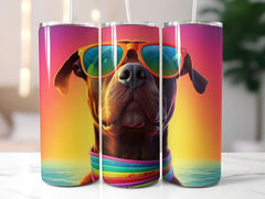 Rainbow Dogs Tumbler Wrap - CraftNest