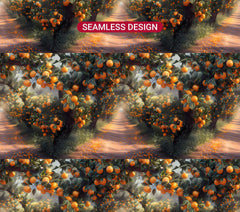 Orange 10 Tumbler Wrap - CraftNest - Digital Crafting and Art