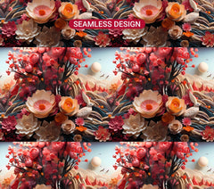 Spring Origami 5 Tumbler Wrap - CraftNest