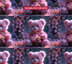 Teddy Bear Easter 2 Tumbler Wrap - CraftNest