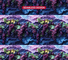 Vineyard Grapes 5 Tumbler Wrap - CraftNest - Digital Crafting and Art