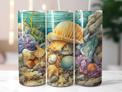 Seashell Tumbler Wrap - CraftNest