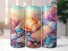 Seashell Tumbler Wrap - CraftNest
