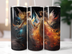 Christmas Angel Tumbler Wrap - CraftNest