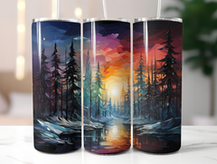 Christmas Trees Tumbler Wrap - CraftNest