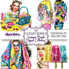 Summer Fun Clipart - CraftNest - Digital Crafting and Art