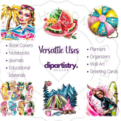 Summer Fun Clipart - CraftNest - Digital Crafting and Art