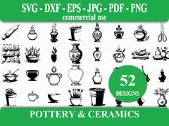 Pottery And Ceramics SVG Bundle - CraftNest - Digital Crafting and Art