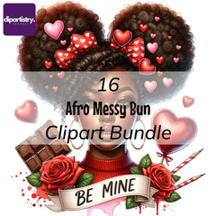 Black Girl Afro Clipart - CraftNest - Digital Crafting and Art