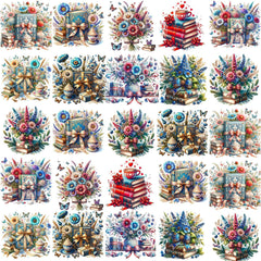 Books Clipart - CraftNest - Digital Crafting and Art