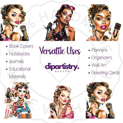 Glamour Clipart - CraftNest - Digital Crafting and Art