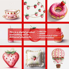Strawberry Berry Clipart - CraftNest - Digital Crafting and Art