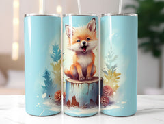 Woodland Animal Tumbler Wrap - CraftNest