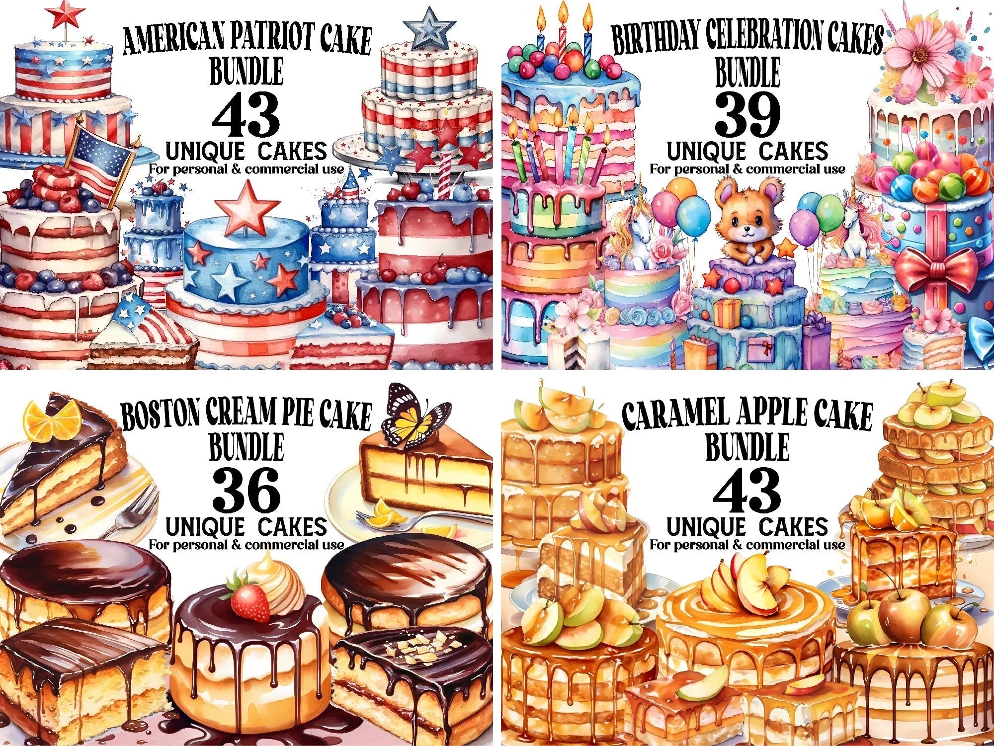Cakes Clipart