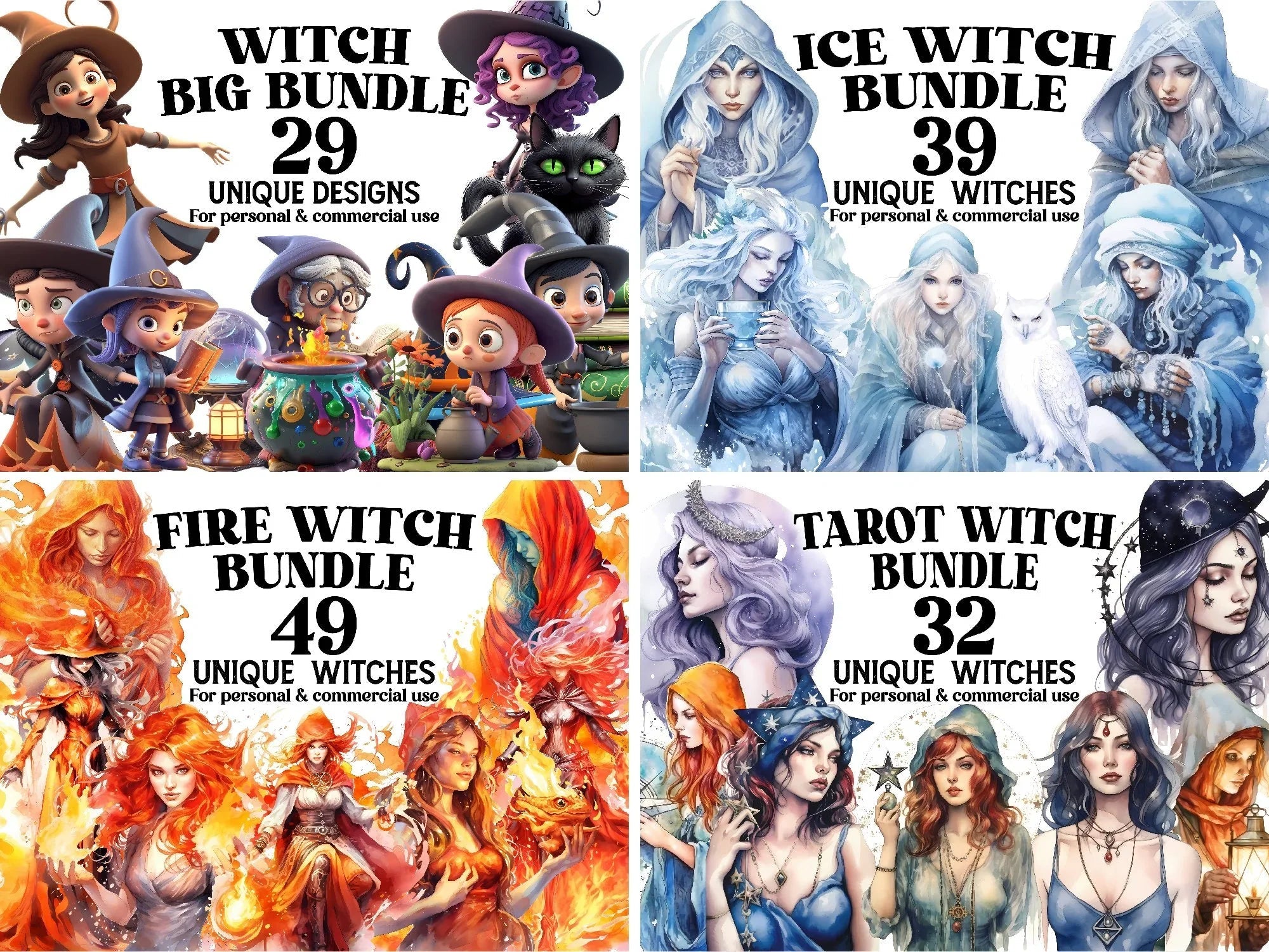Witches Clipart