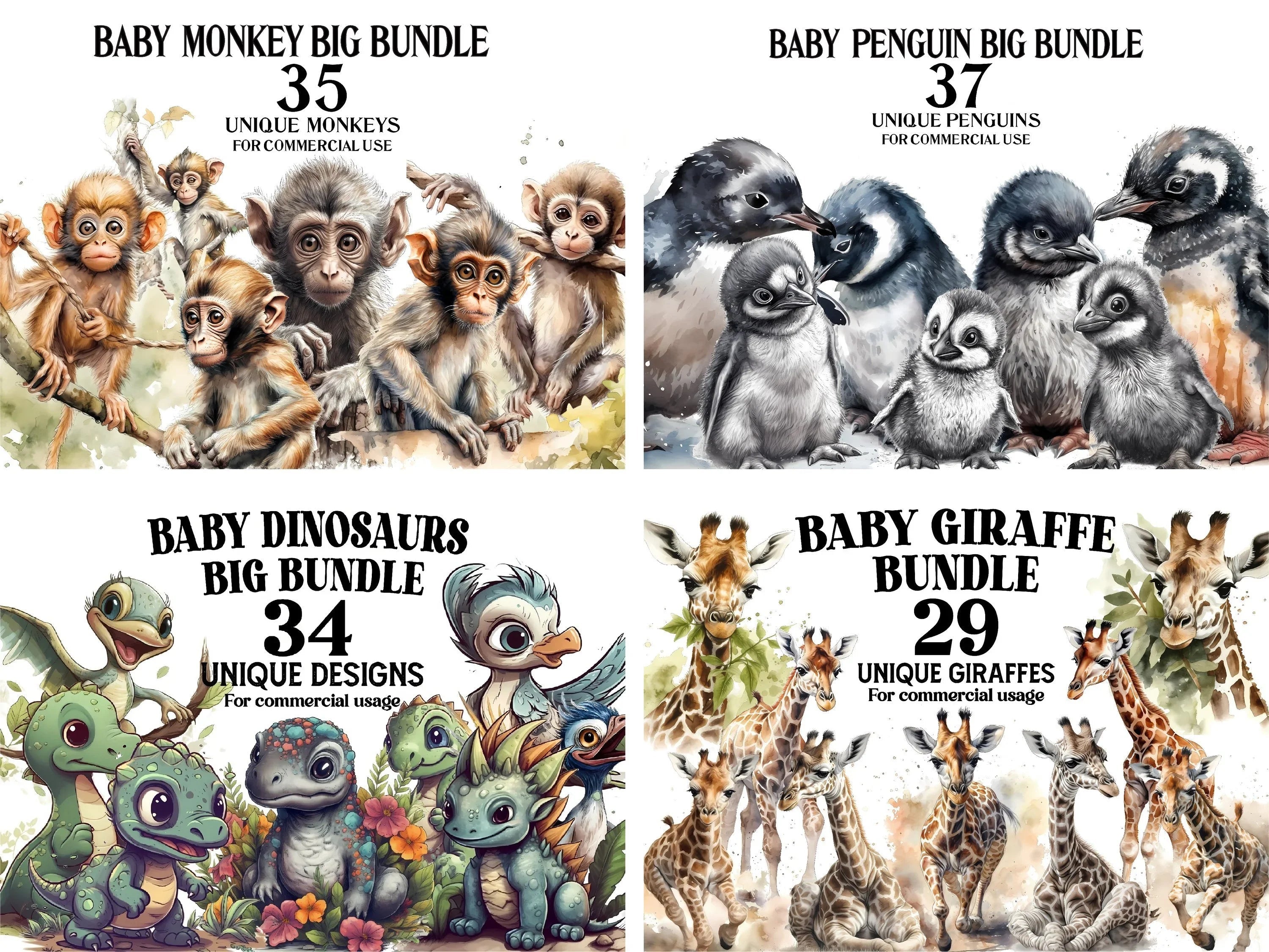Baby Animal Clipart