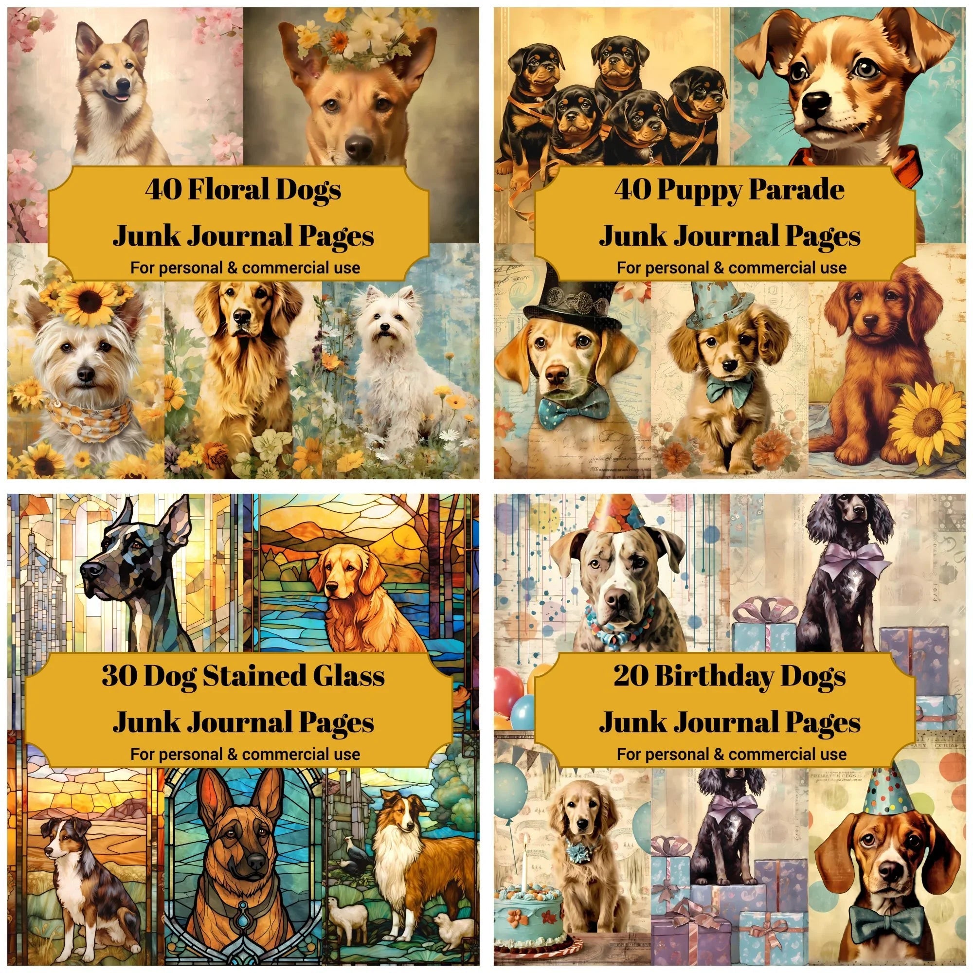 Dogs Junk Journals