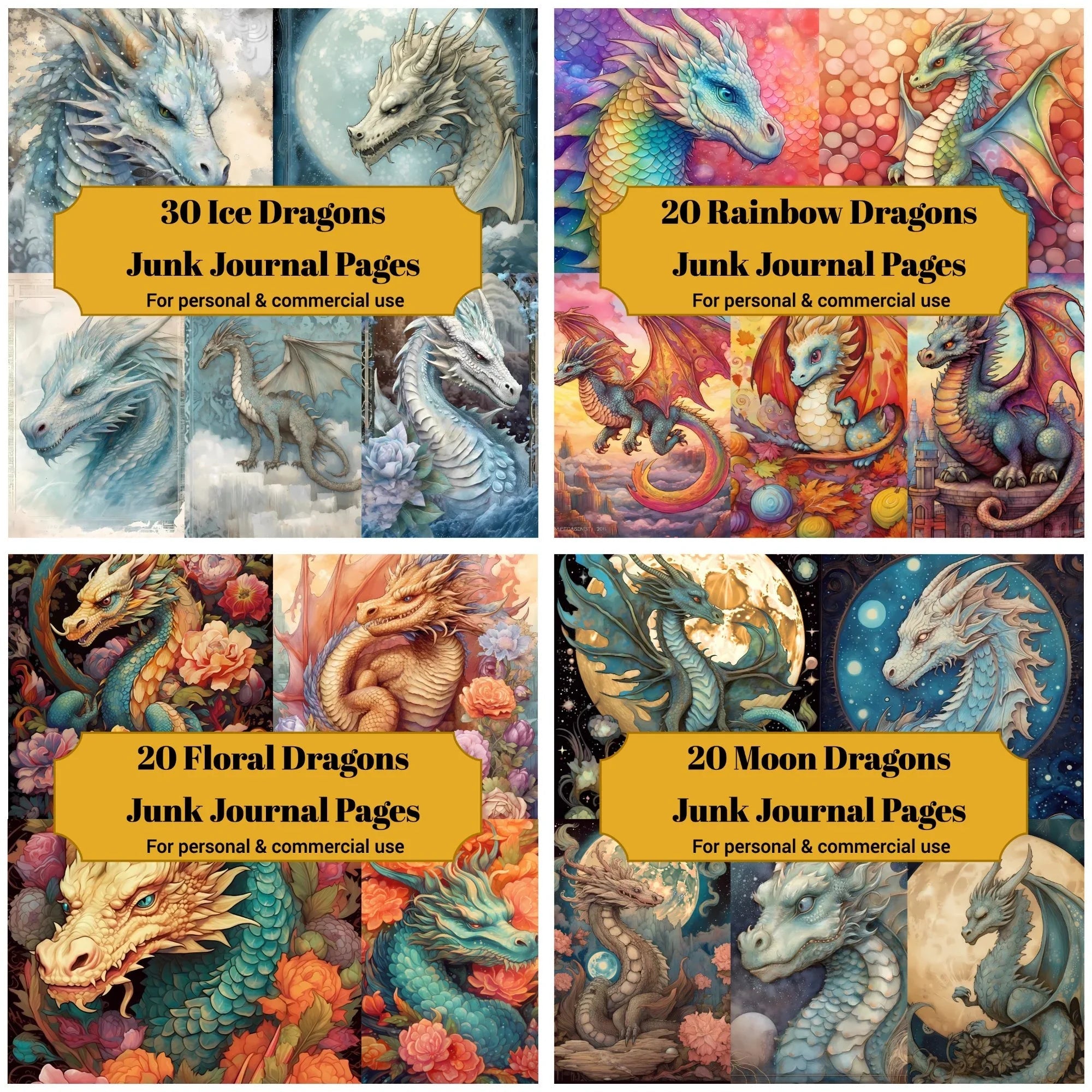 Dragons Junk Journals