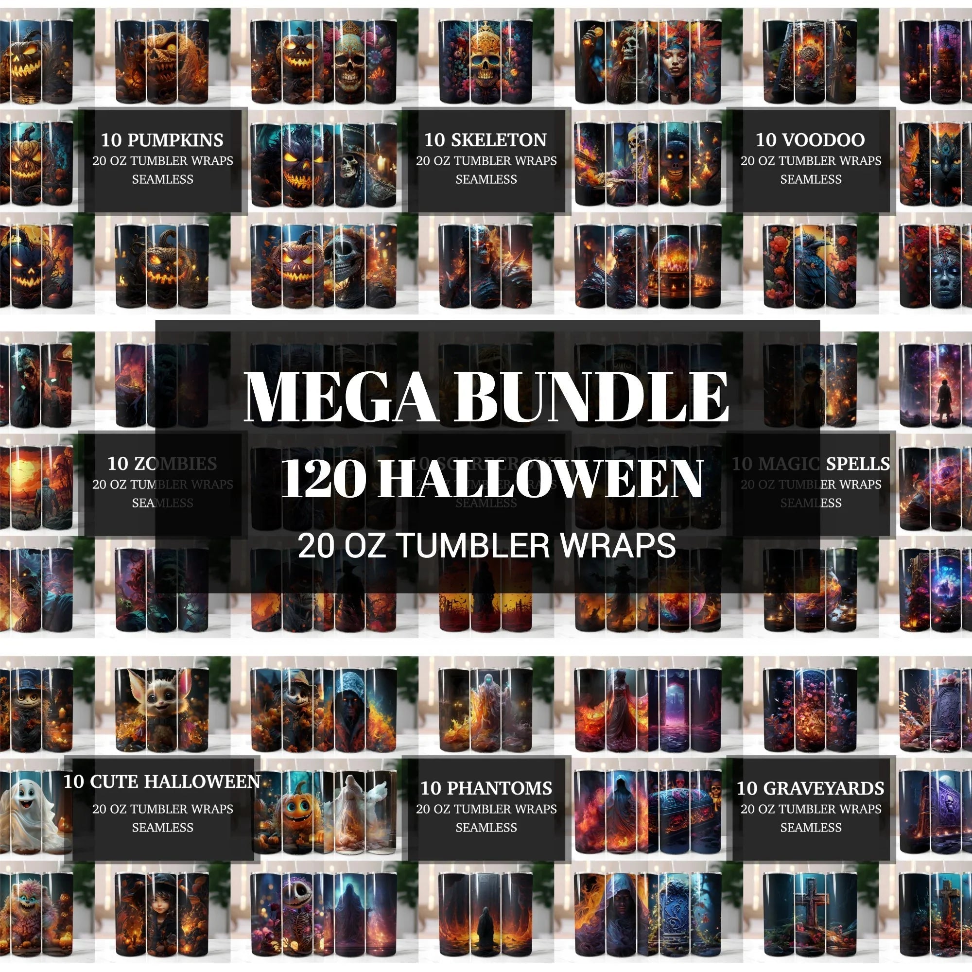 Halloween Tumblers