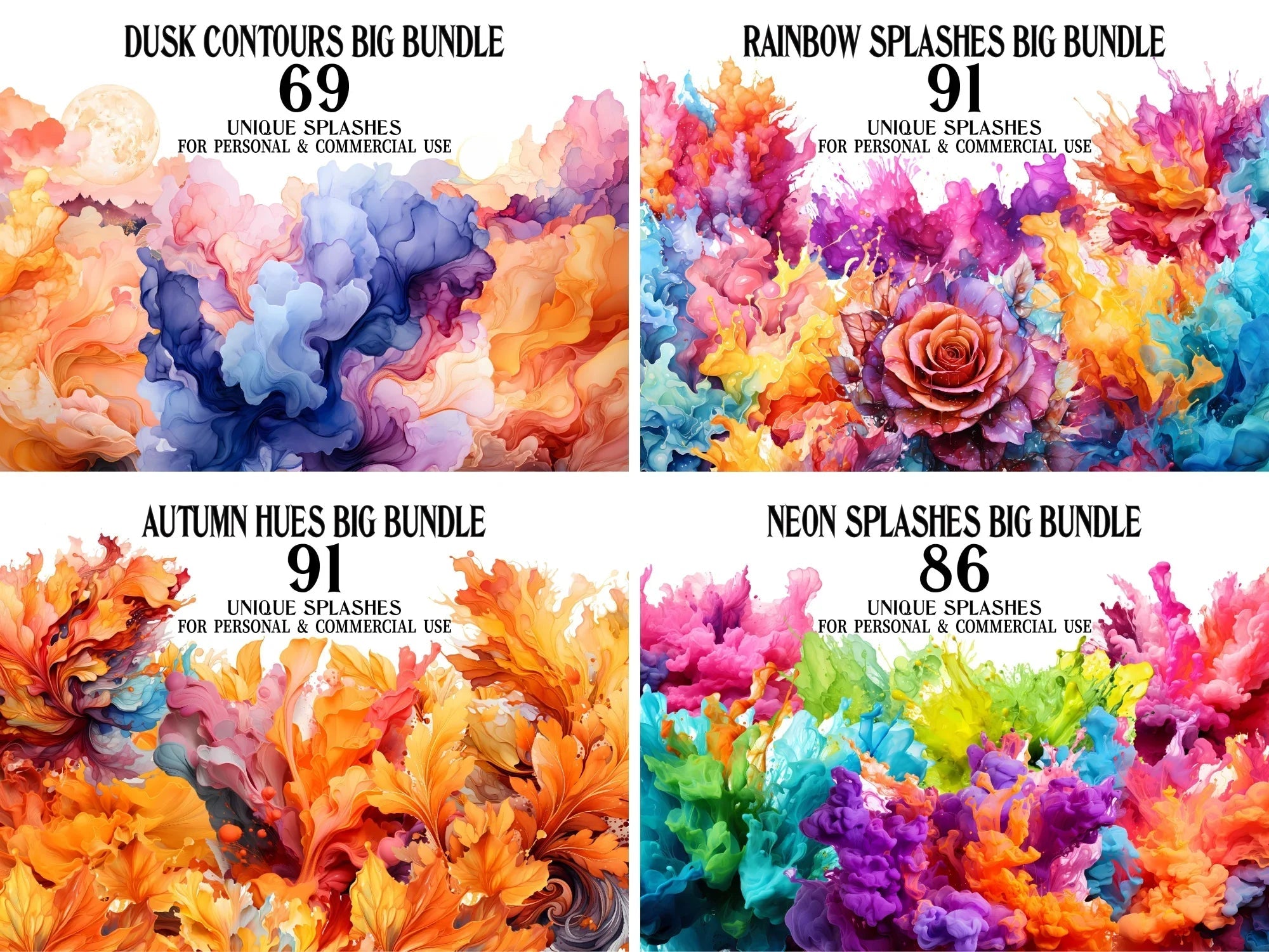 Splashes Clipart