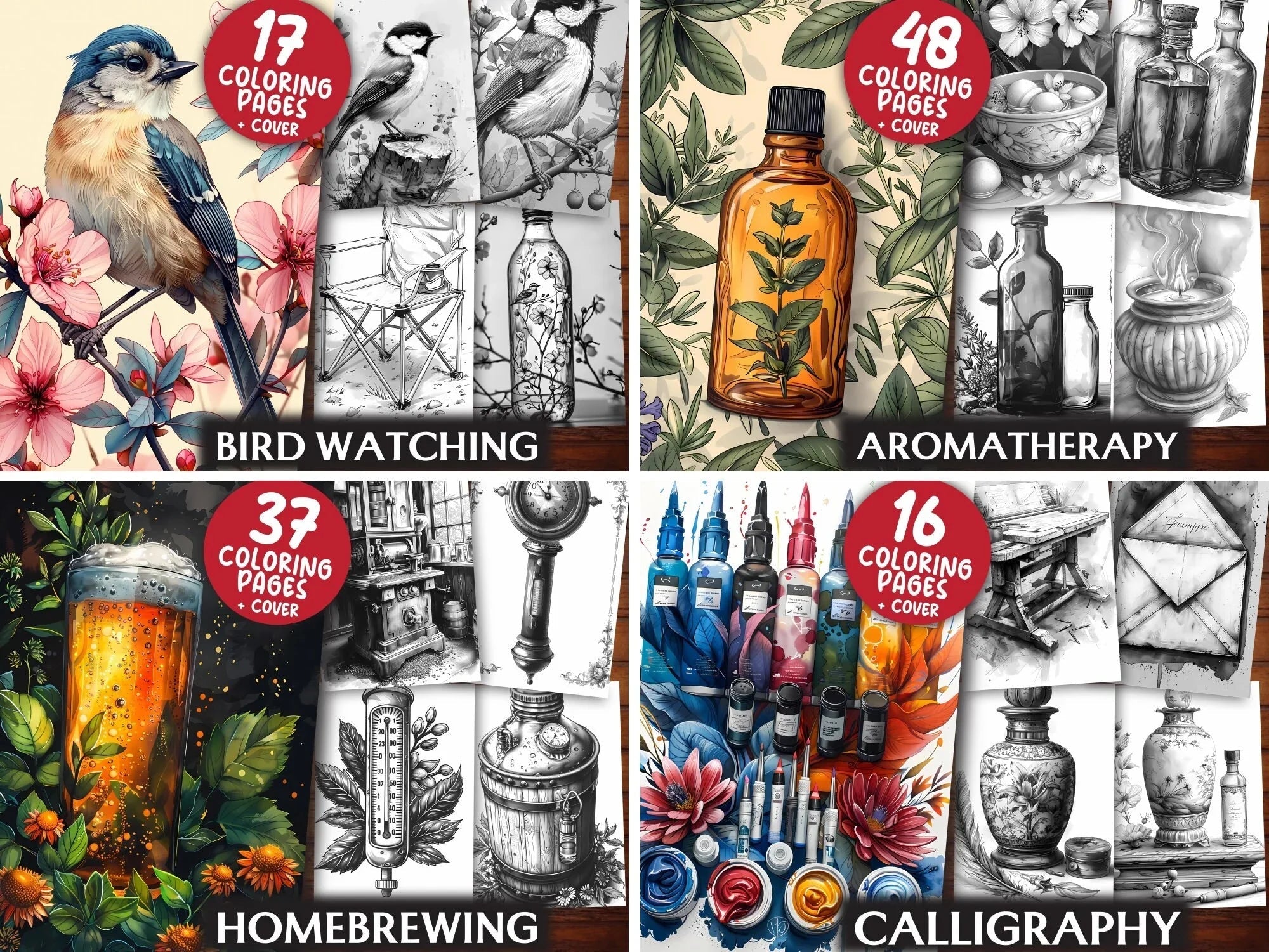 Hobbies And Crafts Coloring Books