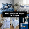 Blue Decor Stock Images