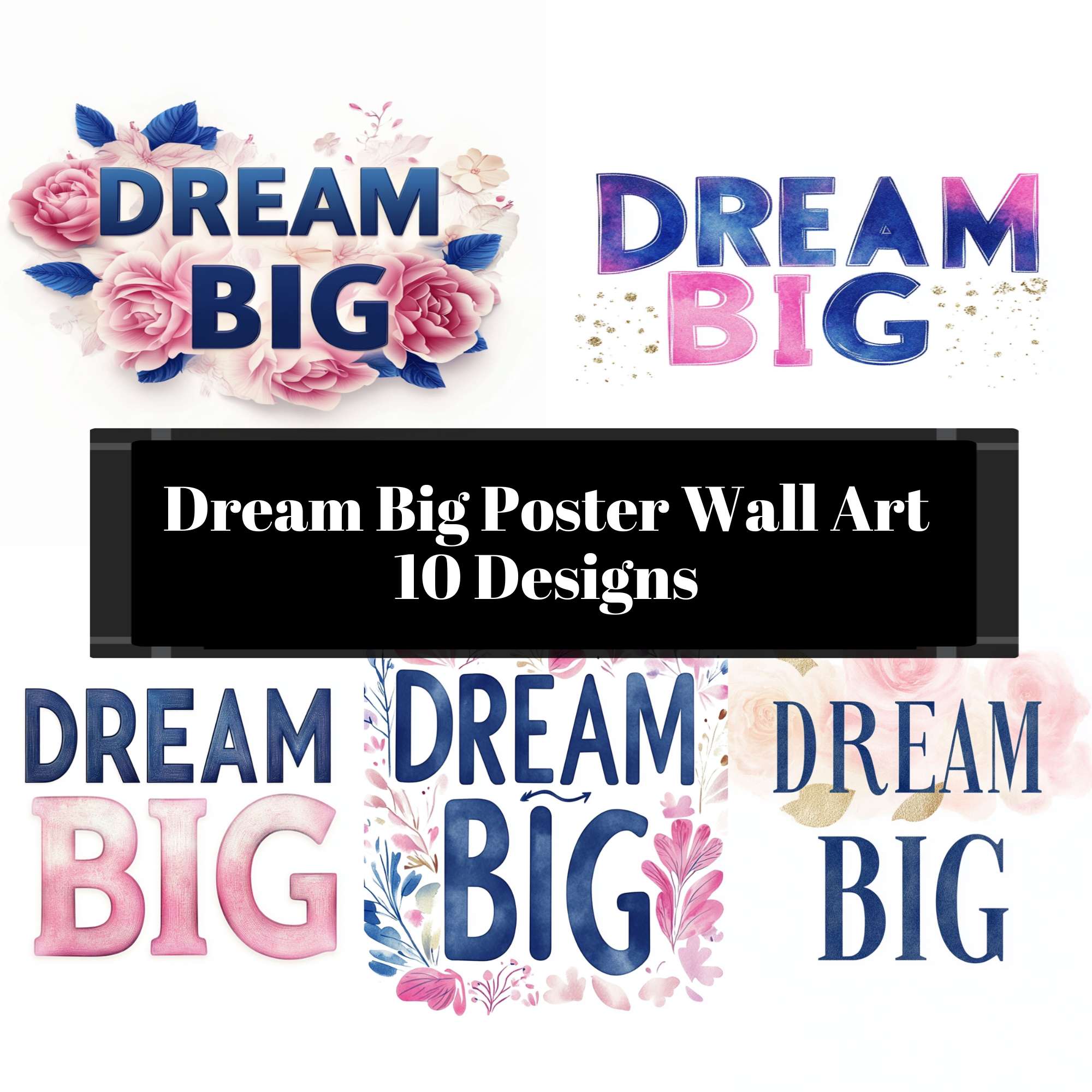 Dream Big Poster Wall Art