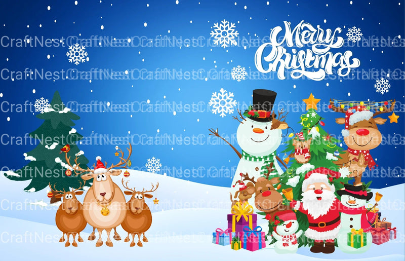 Kids Christmas Coloring Book - CraftNest - Digital Crafting and Art