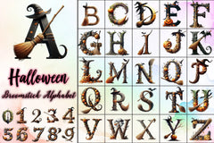 Broomstick Alphabet Clipart Bundle - CraftNest - Digital Crafting and Art