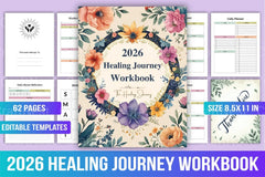 Healing Journey Workbook: A Guide to Personal Growth - CraftNest - Digital Crafting and Art