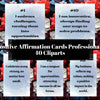Positive Affirmation Cards Professionals Clipart