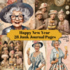 Happy New Year Junk Journal Pages