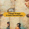 Woman Junk Journal Pages