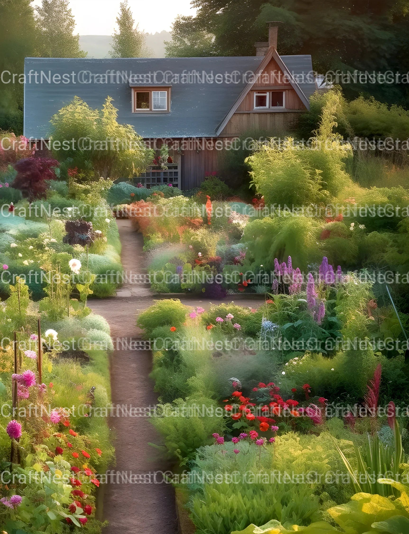 Farmers Garden Coloring Book - CraftNest - Digital Crafting and Art