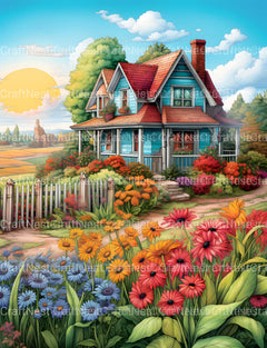 Country Life Coloring Book - CraftNest - Digital Crafting and Art
