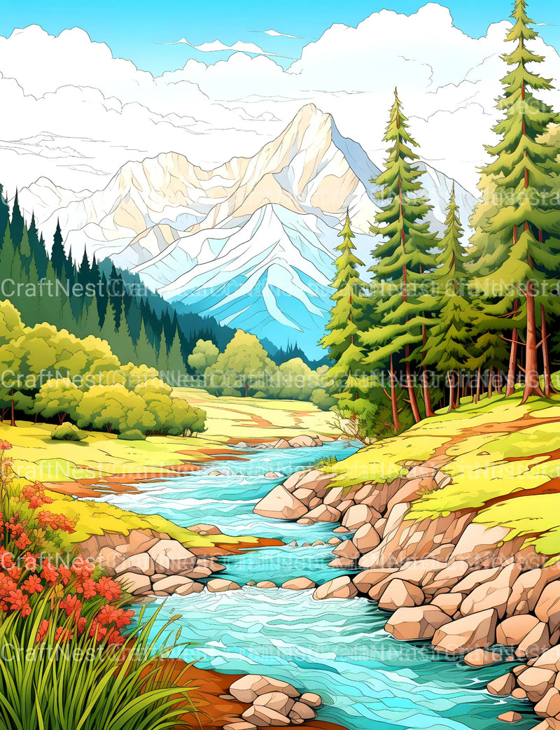 Country Life Coloring Book - CraftNest - Digital Crafting and Art