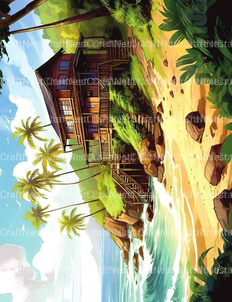 Hawaii Coloring Book - CraftNest - Digital Crafting and Art