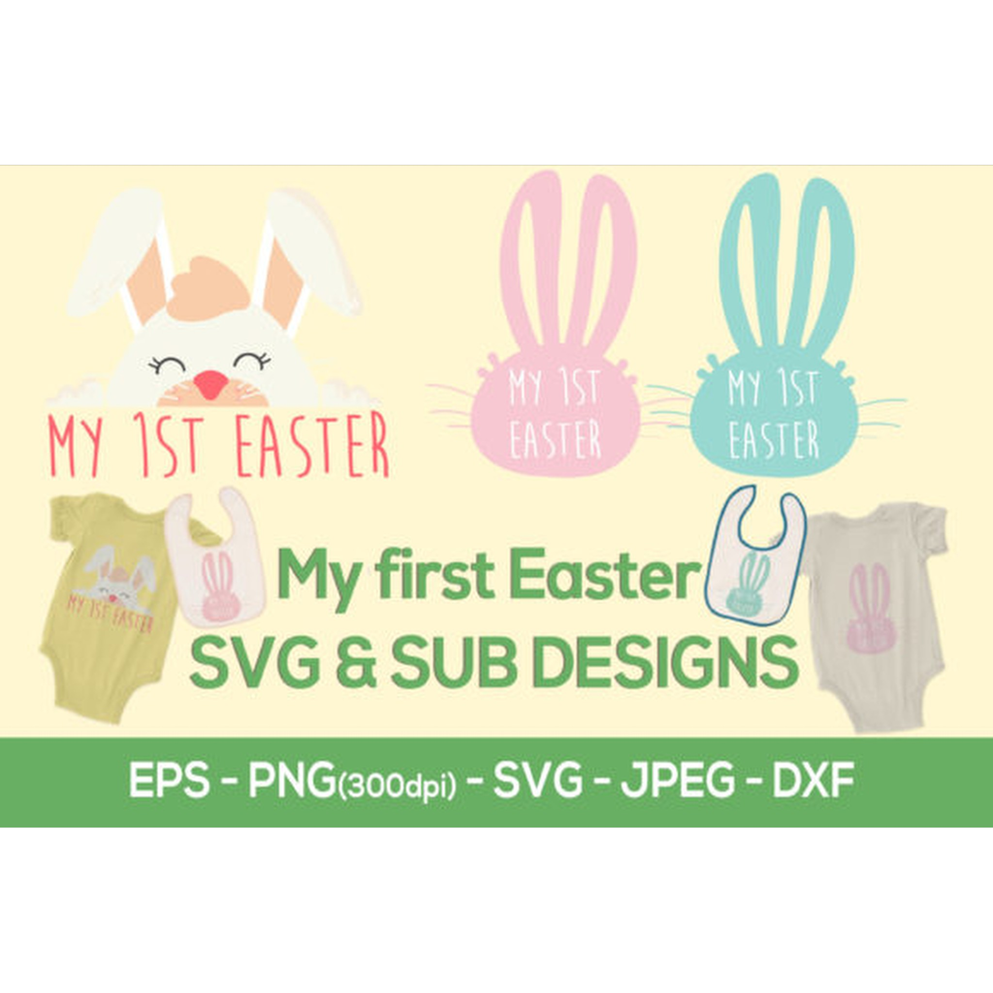 Baby Easter Bunny SVG