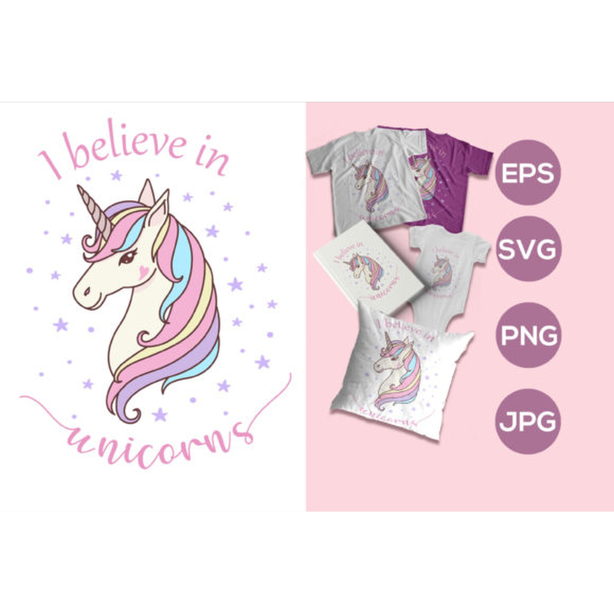 Baby Unicorn SVG