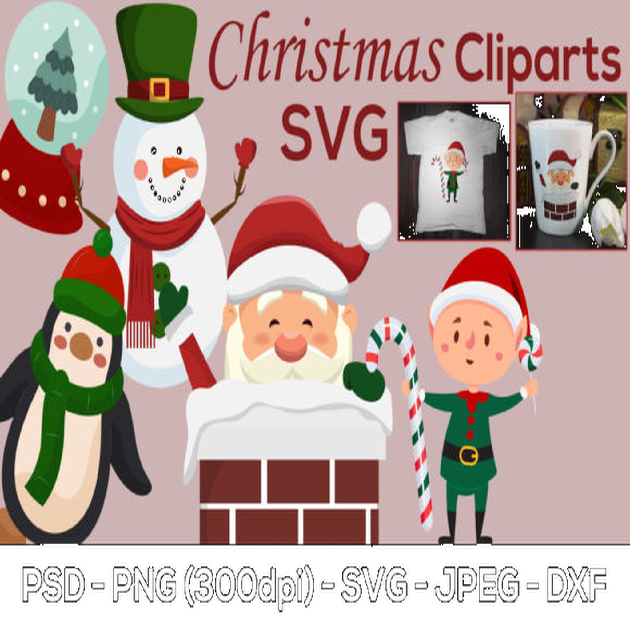 Santa Christmas SVG Bundle