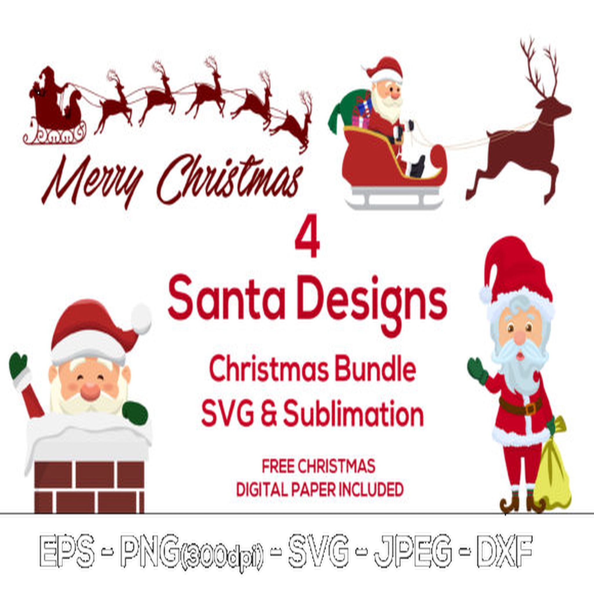 Santa Christmas SVG