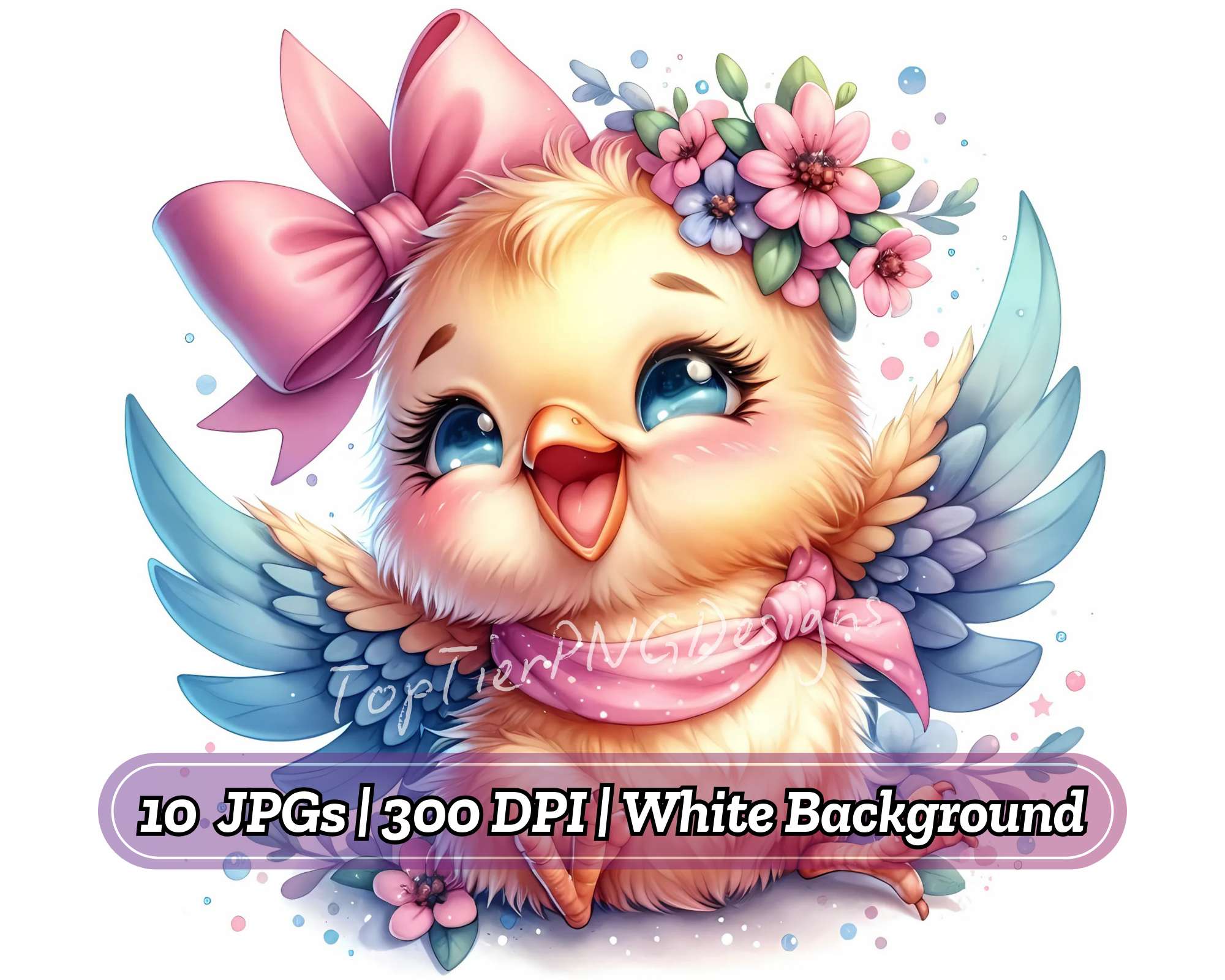 Cute Baby Girl Birds