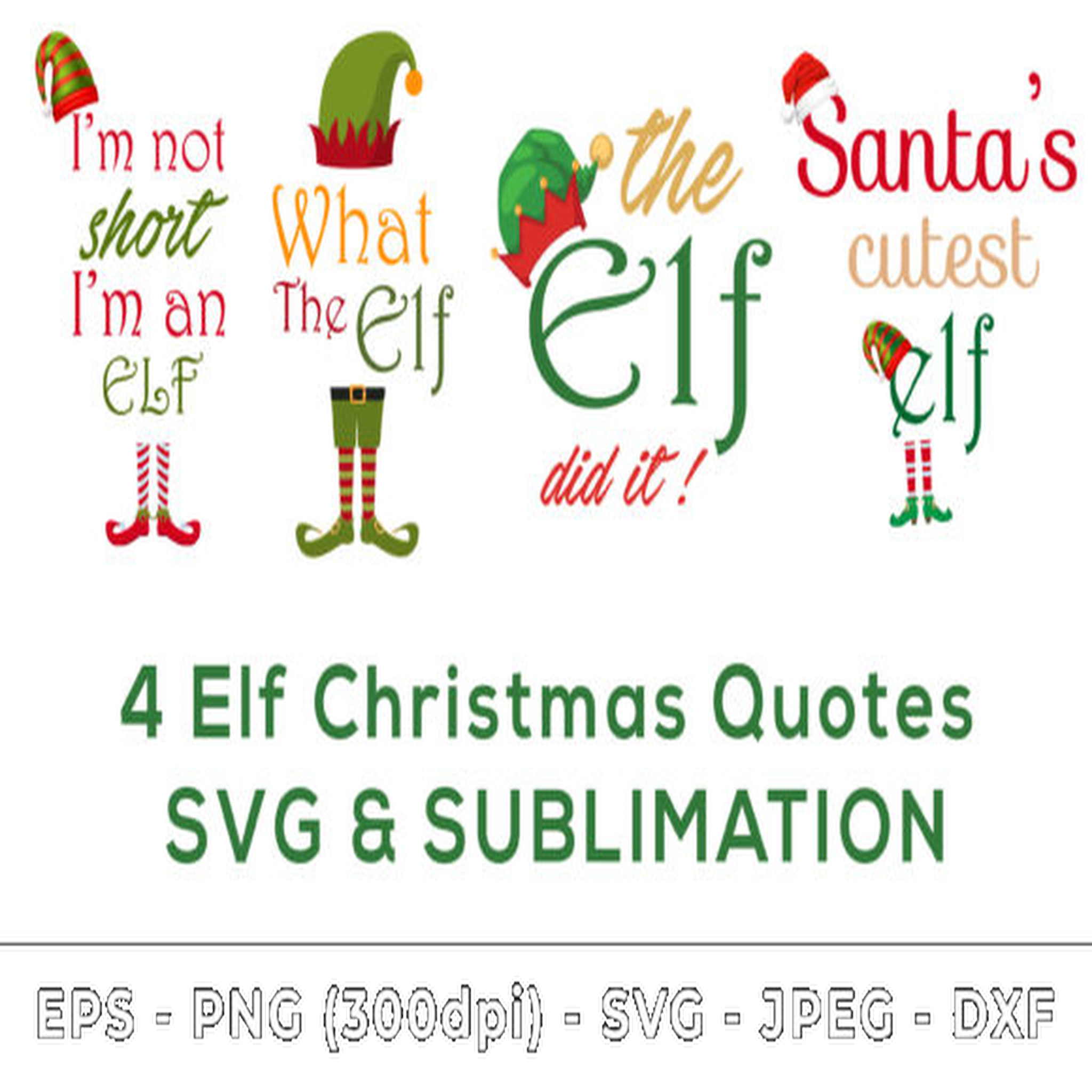 Elf Christmas SVG