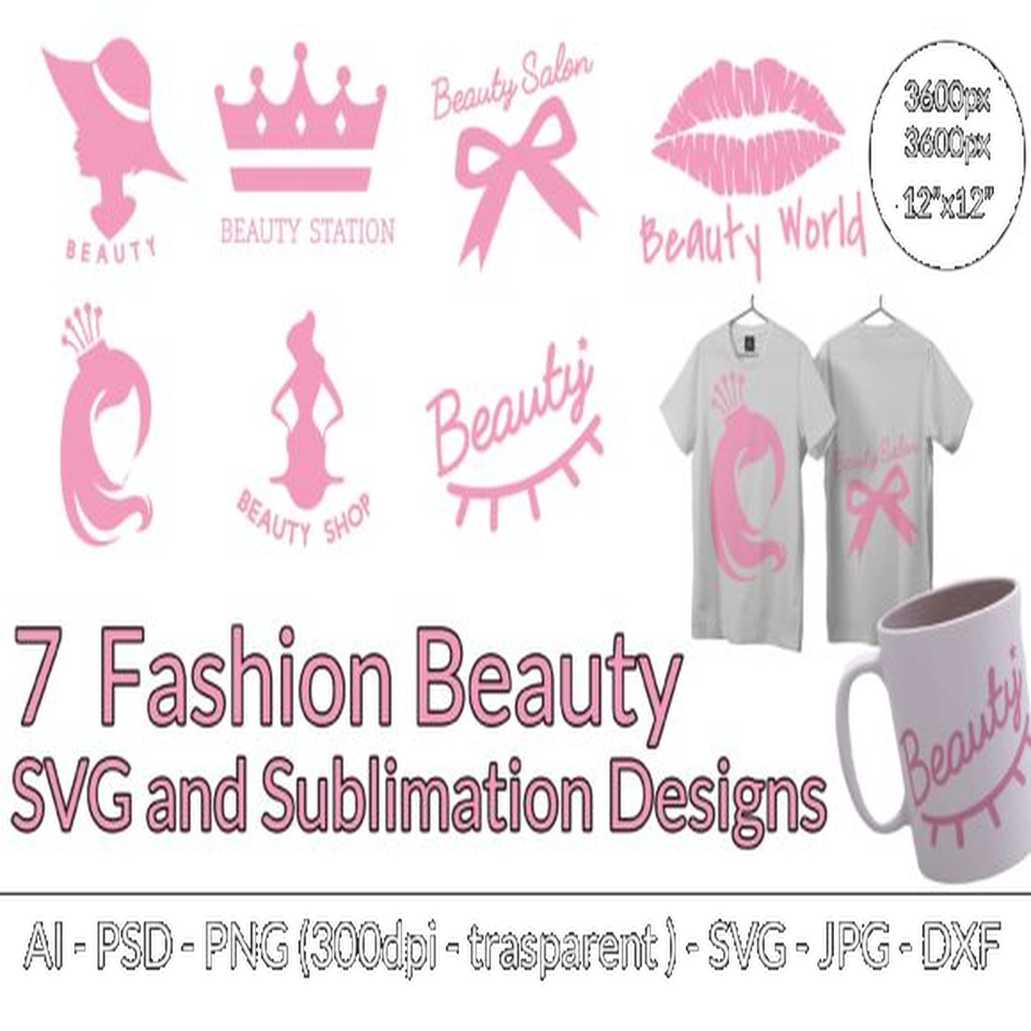 Fashion Beauty SVG